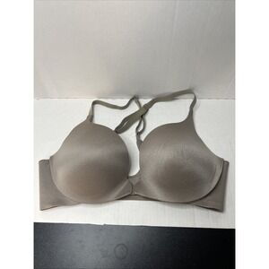 Victoria's Secret Smooth Gray  36C Love Cloud Push Up Plunge Bra VS